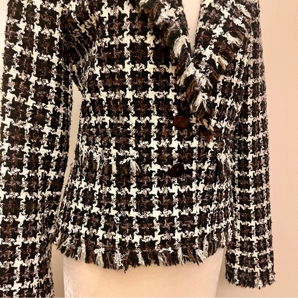 AVENUE MONTAIGNE Tweed Blazer - Picture 2 of 7